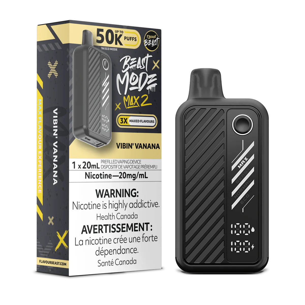 Beast Mode Max 2  Vibin' Vanana Disposable Vape