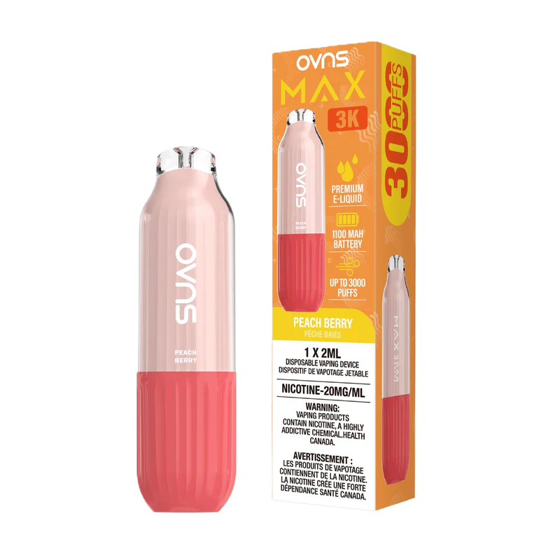 OVNS Max 3K - Peach Berry