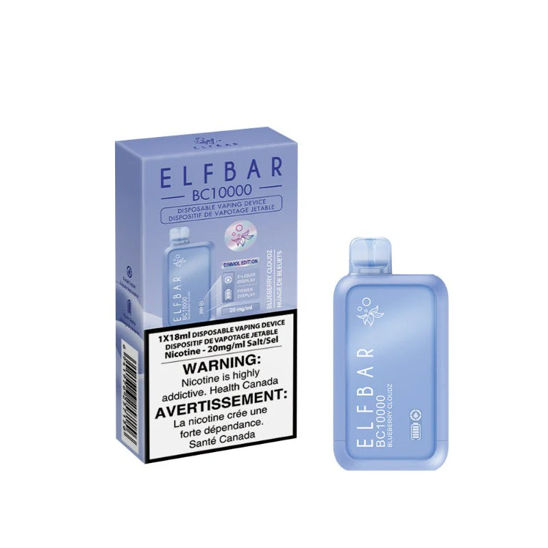 ELF Bar BC10K 18ml Disposable Vape - 5ct (Blue Cloudz (Blueberry Cloudz))
