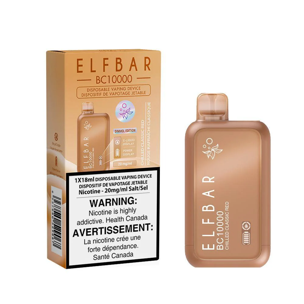 ELF Bar BC10K 18ml Disposable Vape - 5ct (OG CO (Chilled Classic Red))