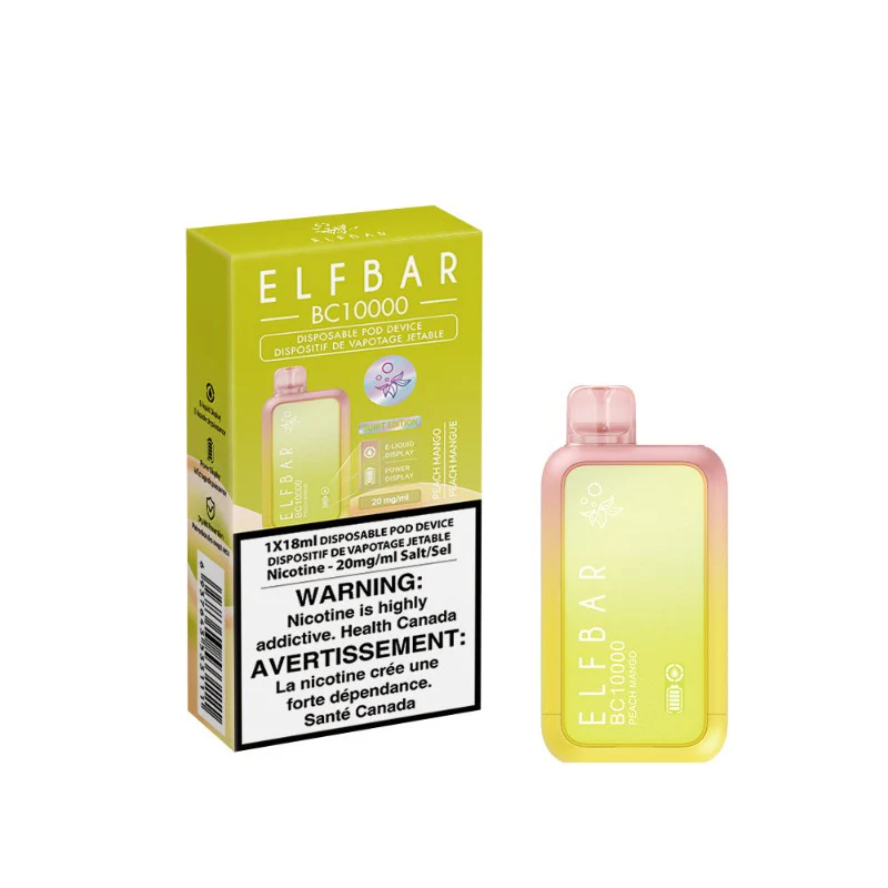 ELF Bar BC10K 18ml Disposable Vape - 5ct (Peach Mango)