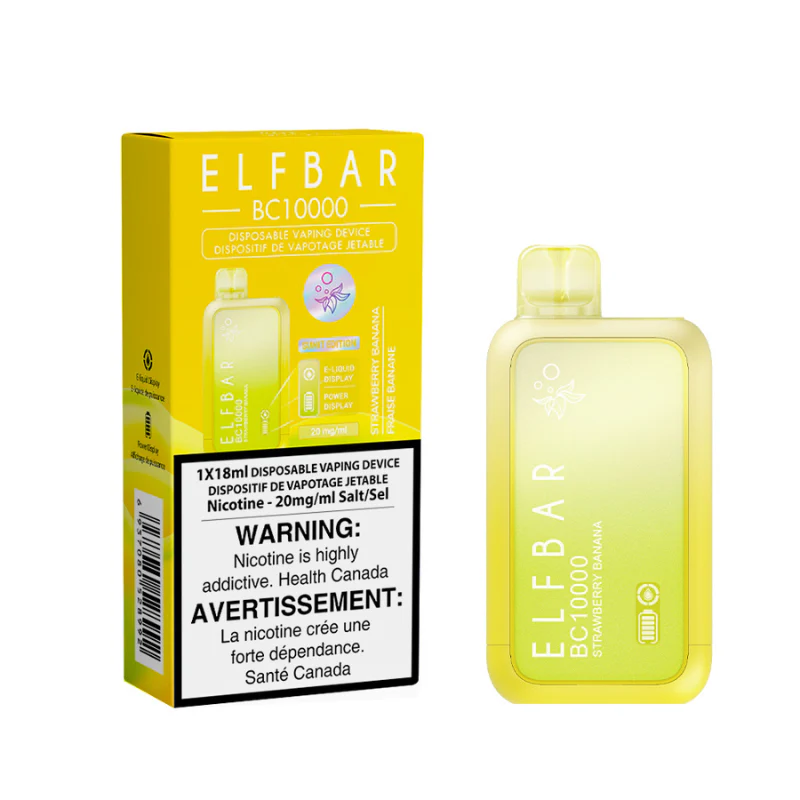 ELF Bar BC10K 18ml Disposable Vape - 5ct (Strawberry Banana)