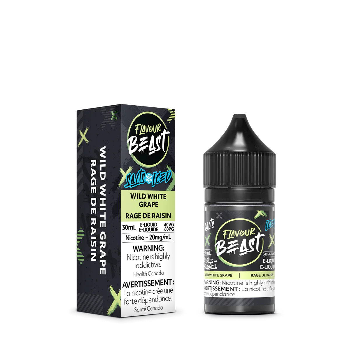 Flavour Beast E-Liquid  Wild White Grape (Iced)