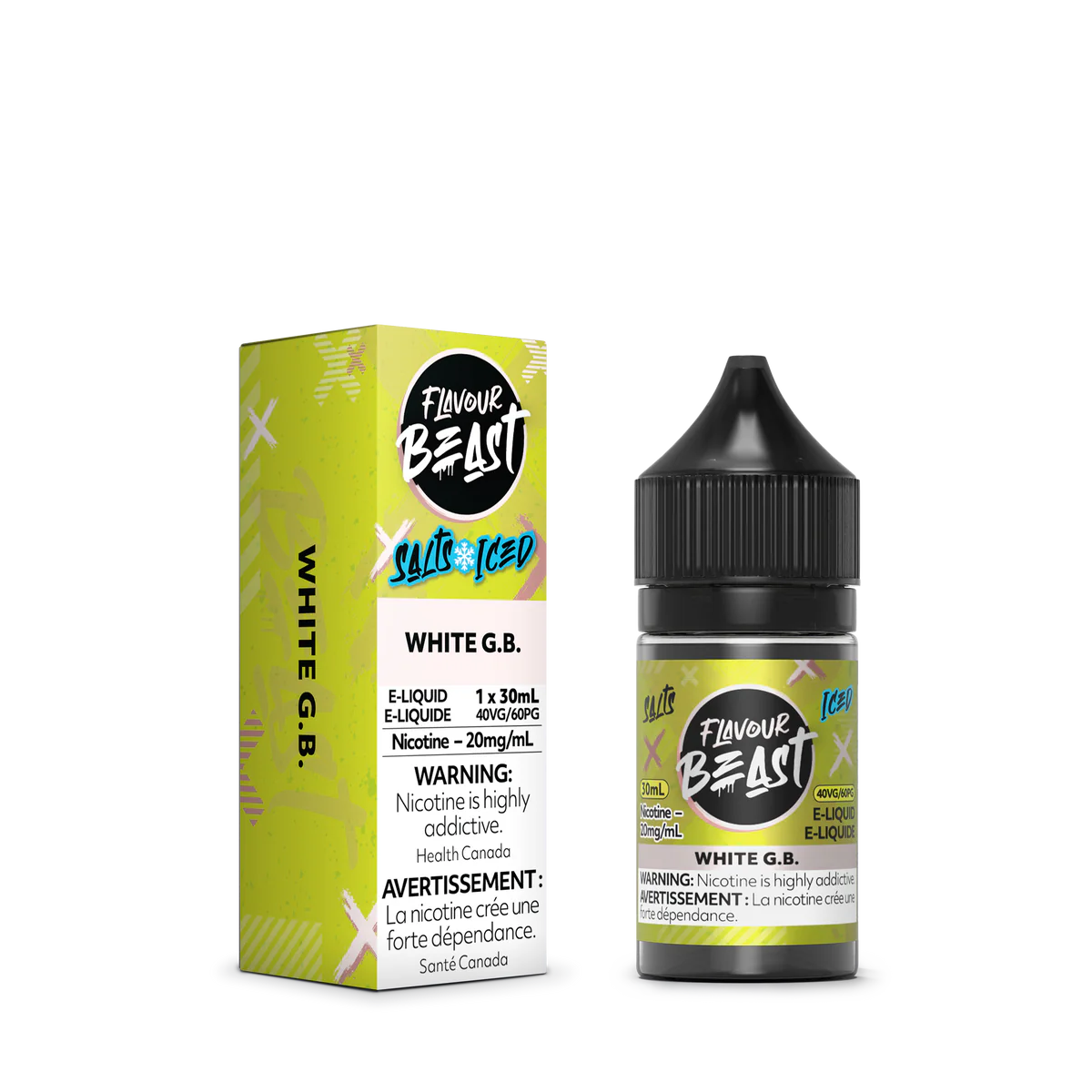 Flavour Beast E-Liquid  White G.B. (Iced)