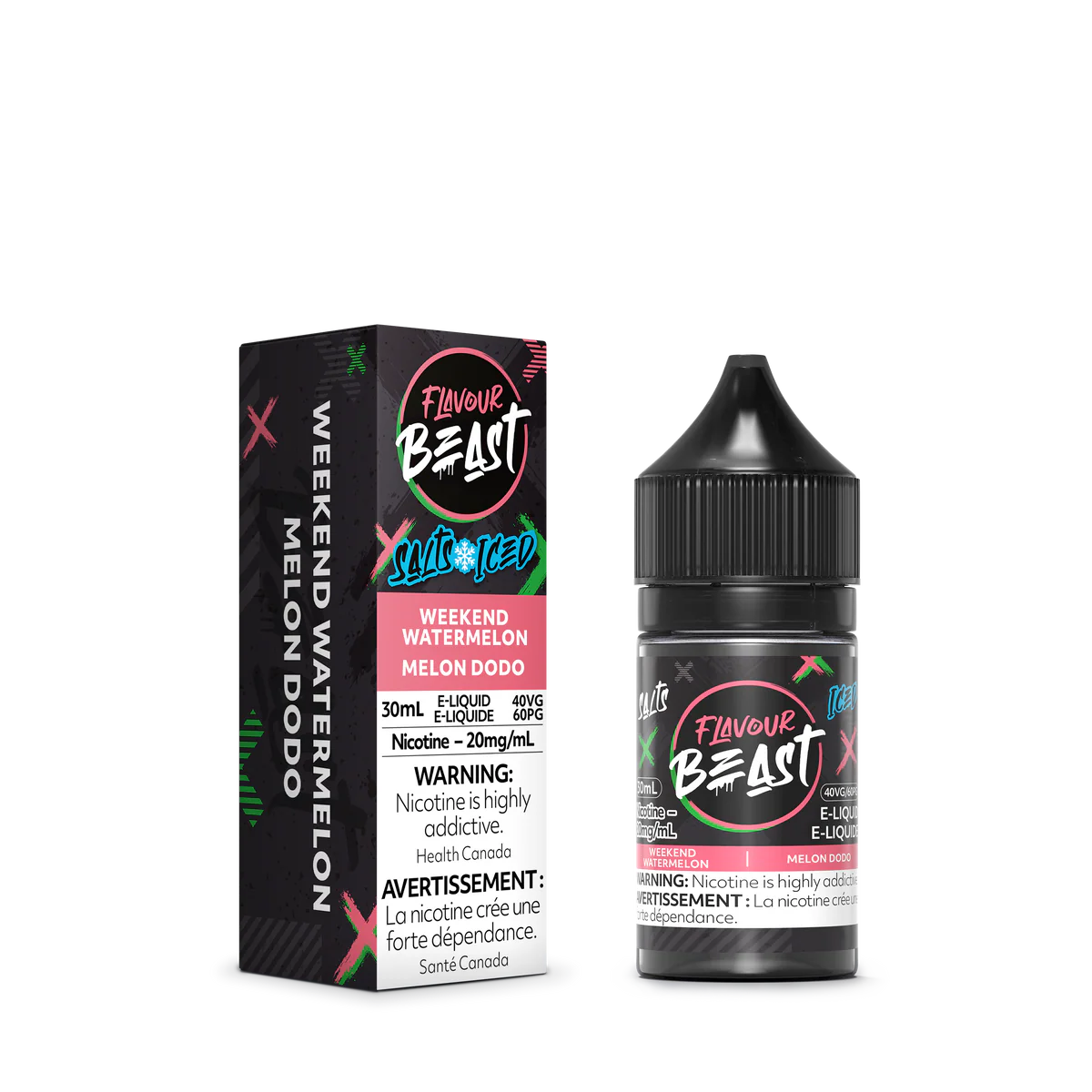 Flavour Beast E-liquid  Weekend Watermelon (Iced)