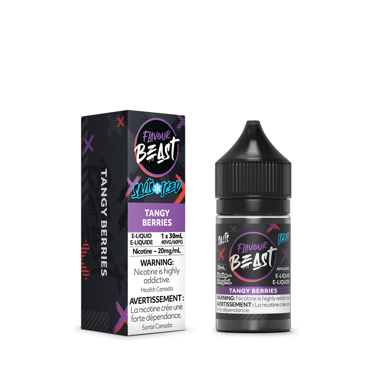 Flavour Beast E-Liquid  Tangy Berries (Iced)