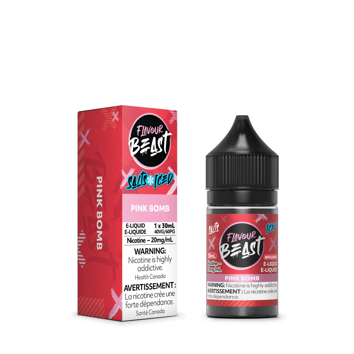 Flavour Beast E-Liquid  Pink Bomb (Iced)