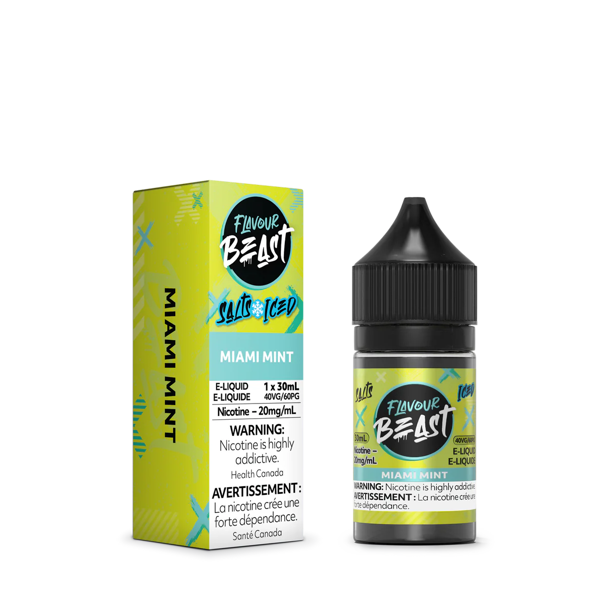 Flavour Beast E-Liquid  Miami Mint (Iced)