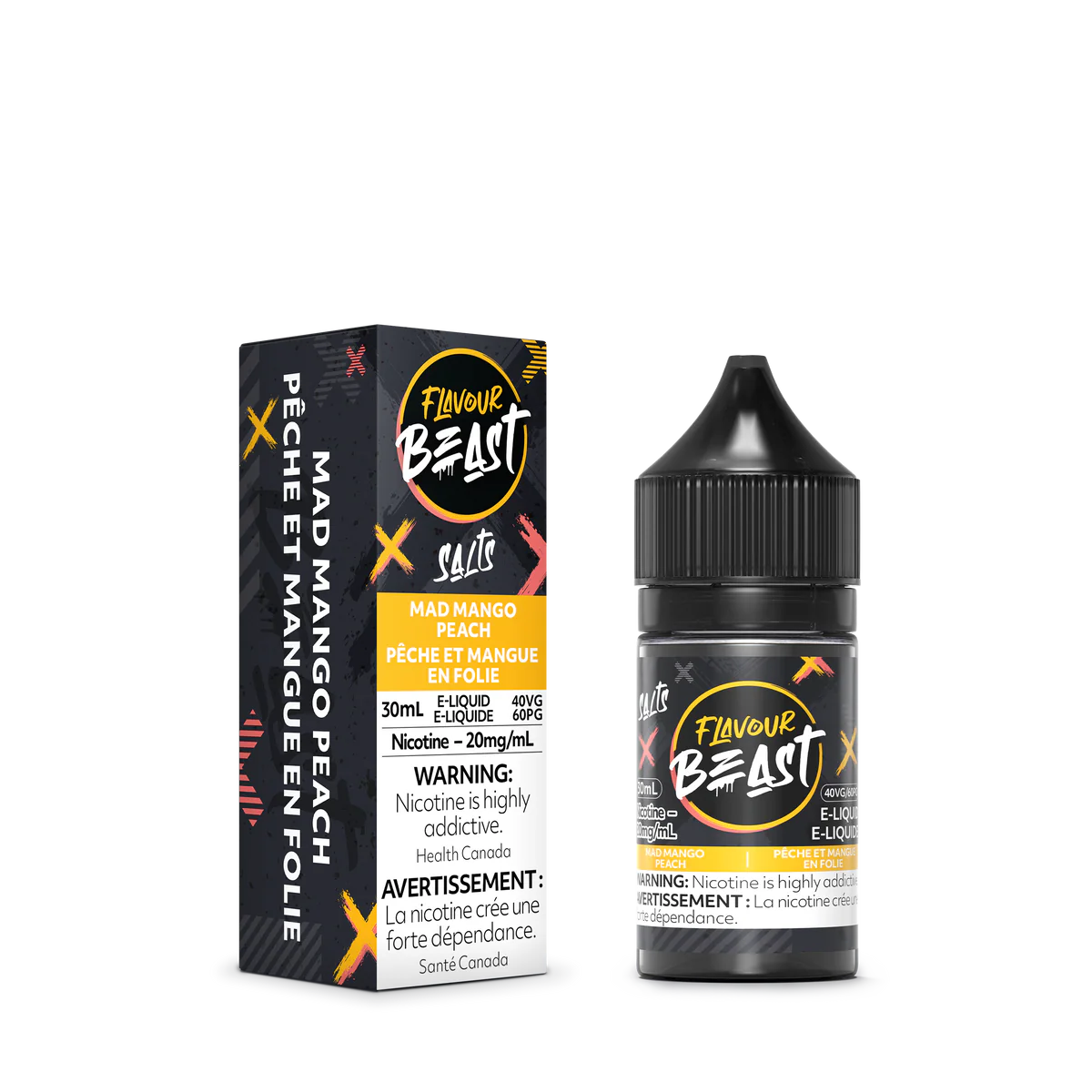 Flavour Beast E-Liquid  Mad Mango Peach