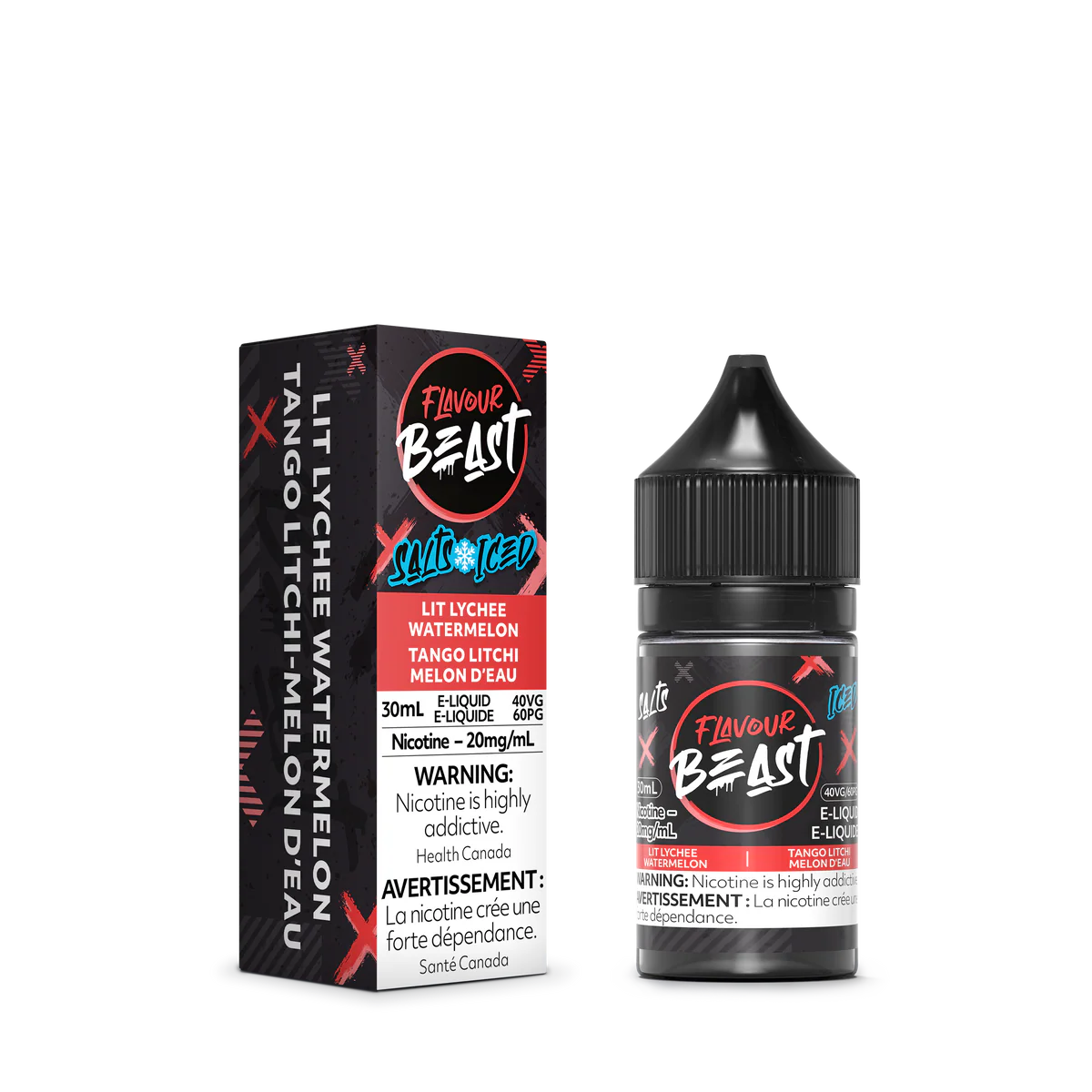 Flavour Beast E-liquid  Lit Lychee Watermelon (Iced)