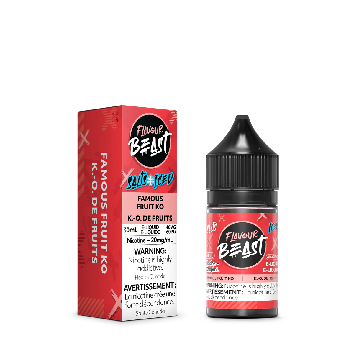 Flavour Beast E-Liquid  Famous Fruit KO (Iced)