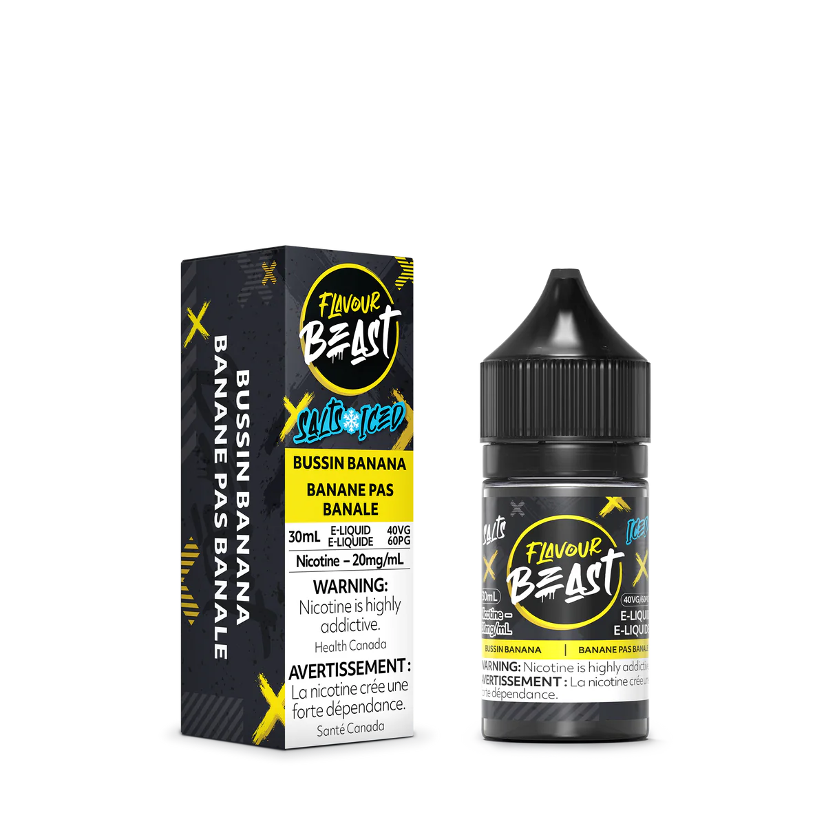 Flavour Beast E-Liquid  Bussin Banana (Iced)