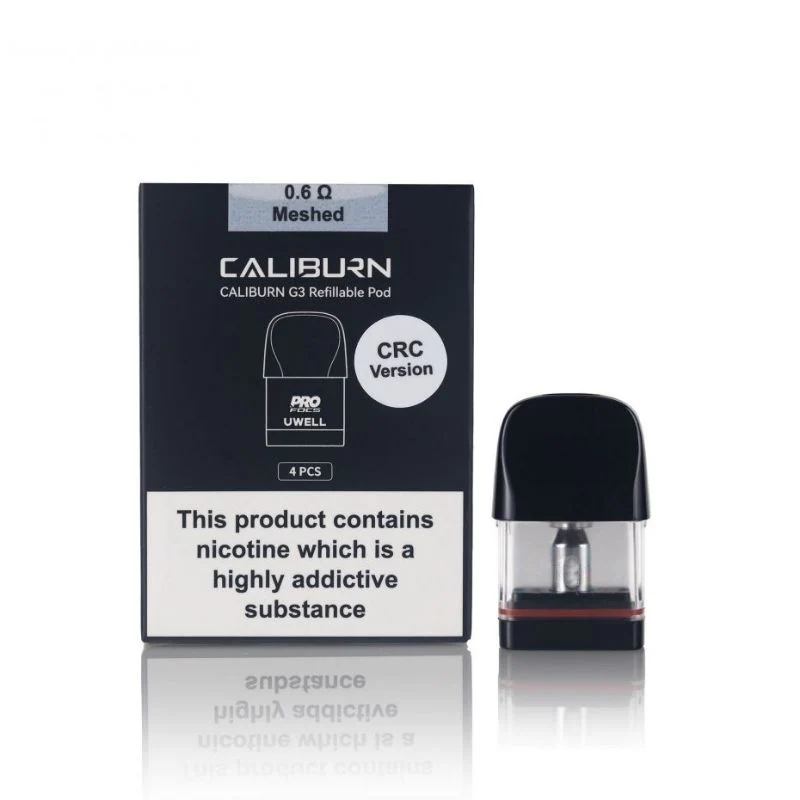 Uwell Caliburn G3 0.6 ohm Replacement Pods 4/PK