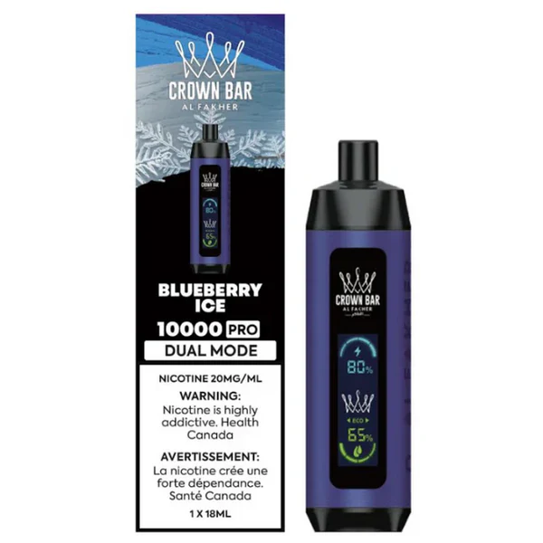 AL FAKHER Crown Bar 10K Disposable - blueberry ice