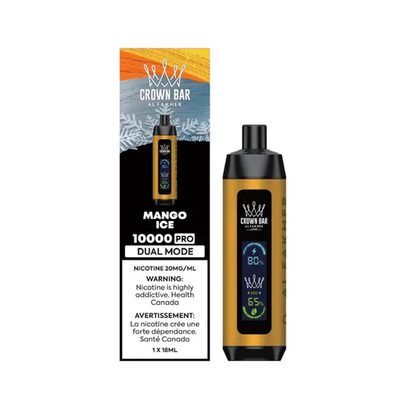 AL FAKHER Crown Bar 10K Disposable - cool Mango