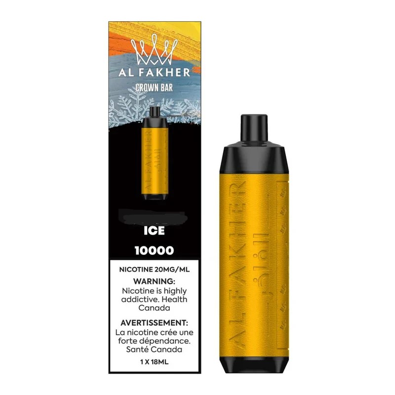 AL FAKHER Crown Bar 10K Disposable -peach ice