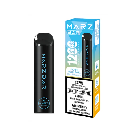 Marz Bar 1200 Puffs Disposable Vape - Sour Blue Razz