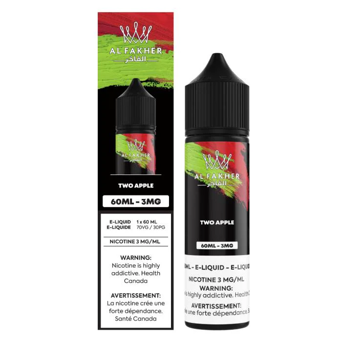 AL Fakher E-Liquid - Two Apple - 3mg/60ml 