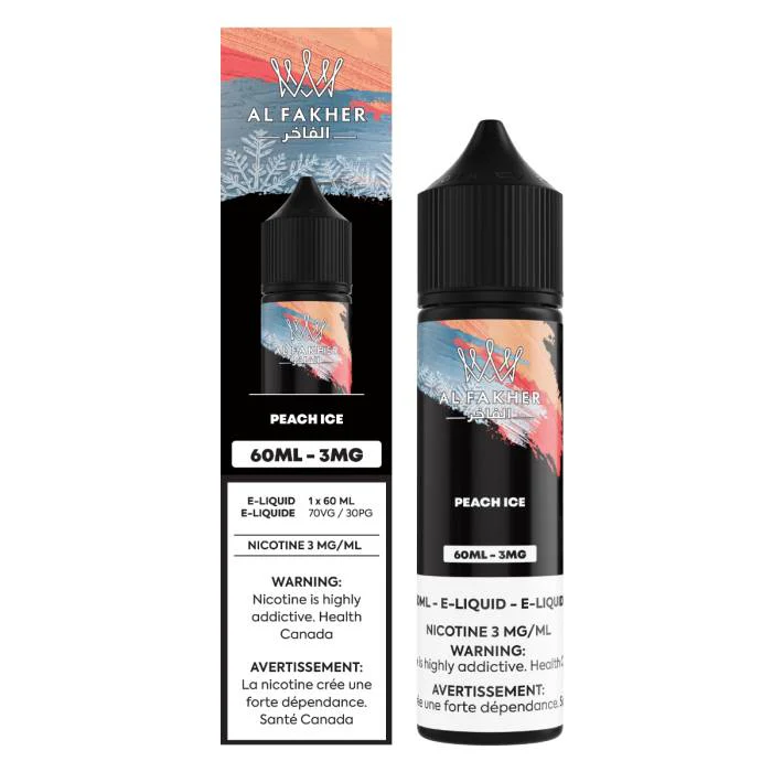 AL Fakher E-Liquid - Peach Ice - 3mg/60ml 