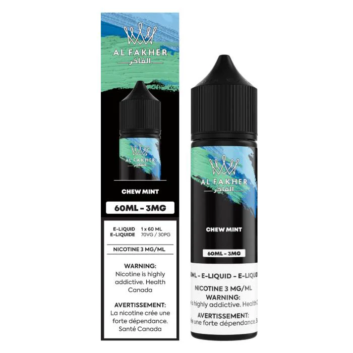 AL Fakher E-Liquid - Chew Mint - 3mg/60ml