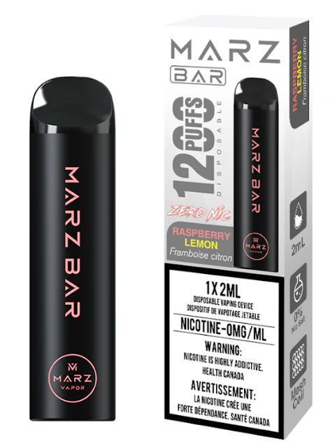 Marz Bar 1200 (Zero Nic) - Raspberry Lemon