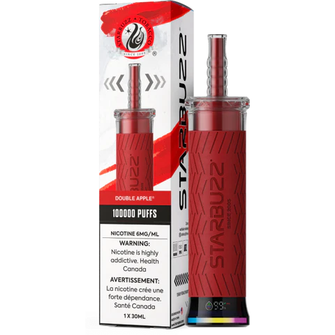 Double Apple - Starbuzz 100k Disposable Shisha Vape