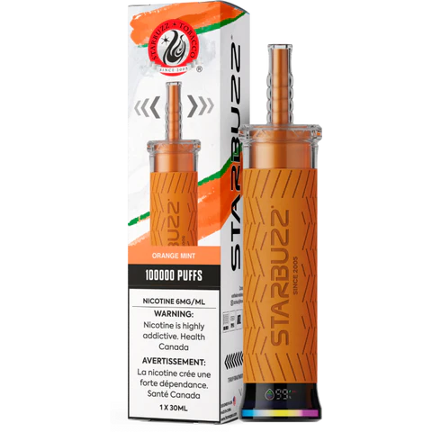 Orange mint - Starbuzz 100k Disposable Shisha Vape