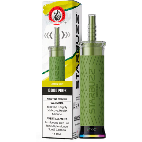 Lemon mint - Starbuzz 100k Disposable Shisha Vape