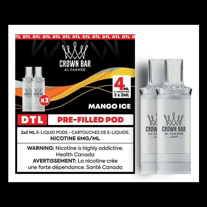 AF600 DTL POD PACK (2pk) - MANGO ICE - 6MG