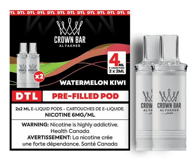 AF600 DTL POD PACK (2pk) - WATERMELON KIWI - 6MG
