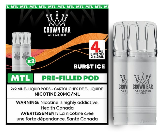 AF600 MTL POD PACK (2pk) - BURST ICE (SKITTLE ICE) - 20MG