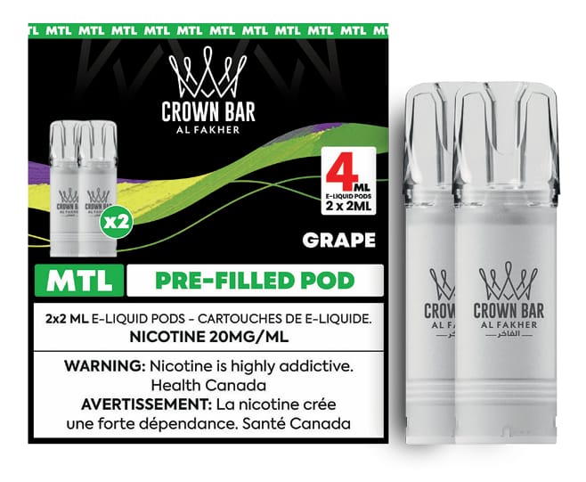 AF600 MTL POD PACK (2pk) - GRAPE - 20MG